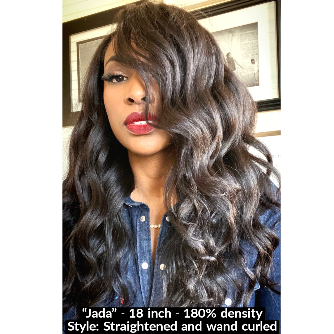 Jada - Virgin Cambodian Hair - Kinky Straight - InvisiRoot Thin-Part Wig™️