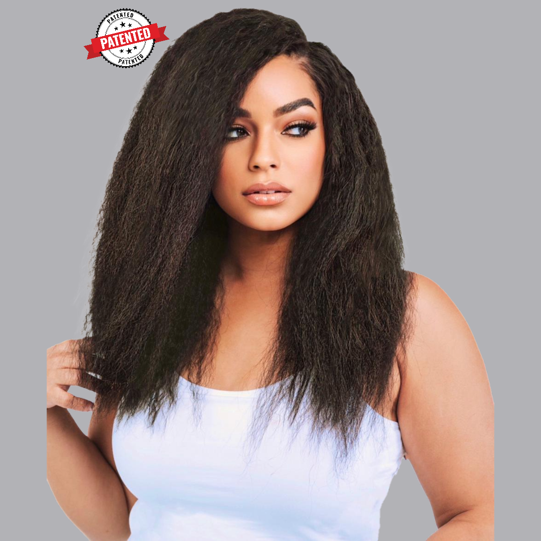 Jada - Virgin Cambodian Hair - Kinky Straight - InVisiRoot® Thin-Part™️Wig