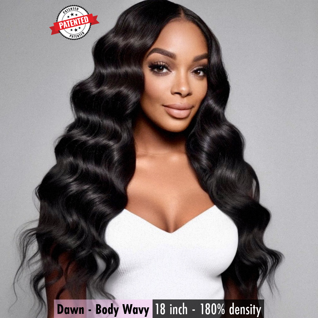 Dawn - Body Wavy - Virgin Cambodian Hair - InVisiRoot® Thin-Part™️Wig