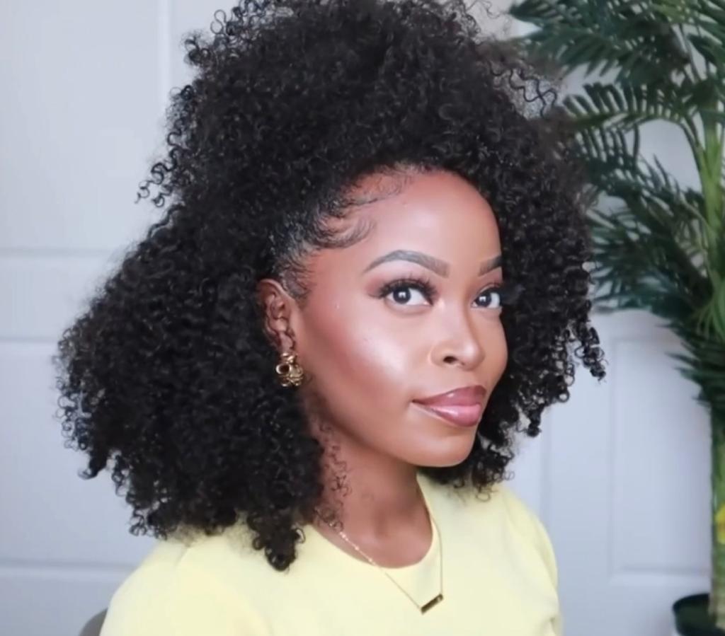 Kayla - 3c - Virgin Burmese Hair - Loose Kinky Curly - InvisiRoot Thin-Part Wig™️