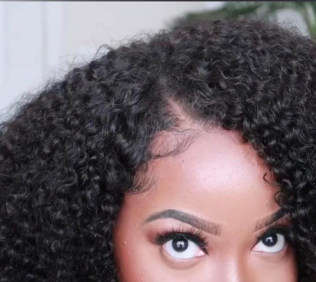 Kayla - 3c - Virgin Burmese Hair - Loose Kinky Curly - InvisiRoot Thin-Part Wig™️