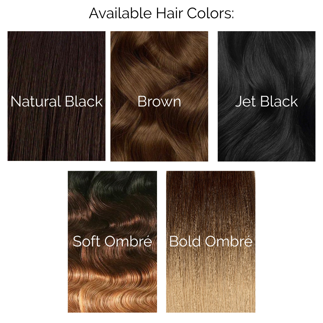 Jennifer 4c Burmese Kinky Coily -  InVisiRoot® Clip-ins (AKA TrueRoot™ Clip-ins)