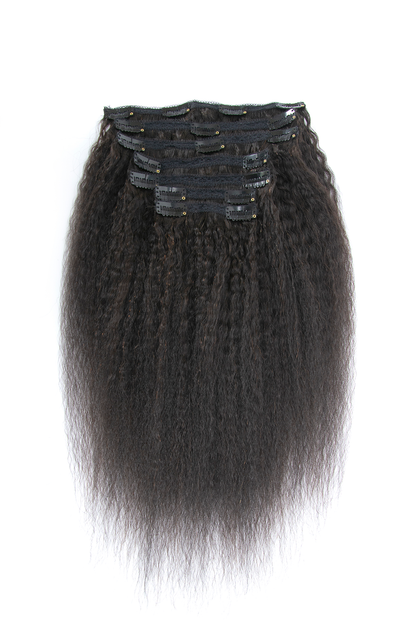 Jada Cambodian Kinky Straight - Traditional Weft Clip In Bundles